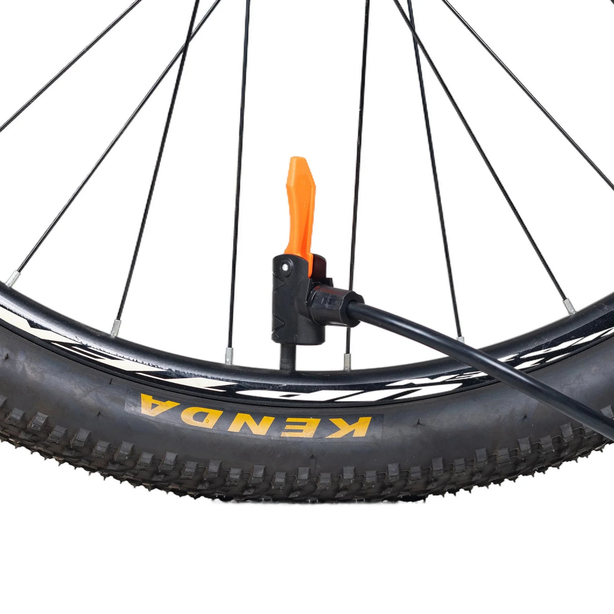 Upten Bicycle Floor Air Pump with Gauge 160 Psi Stand Foot Bike Pumps