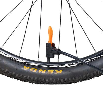 Upten Bicycle Floor Air Pump with Gauge 160 Psi Stand Foot Bike Pumps