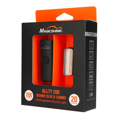 Magicshine Allty200 + Seemee20 Cycling Light Combo