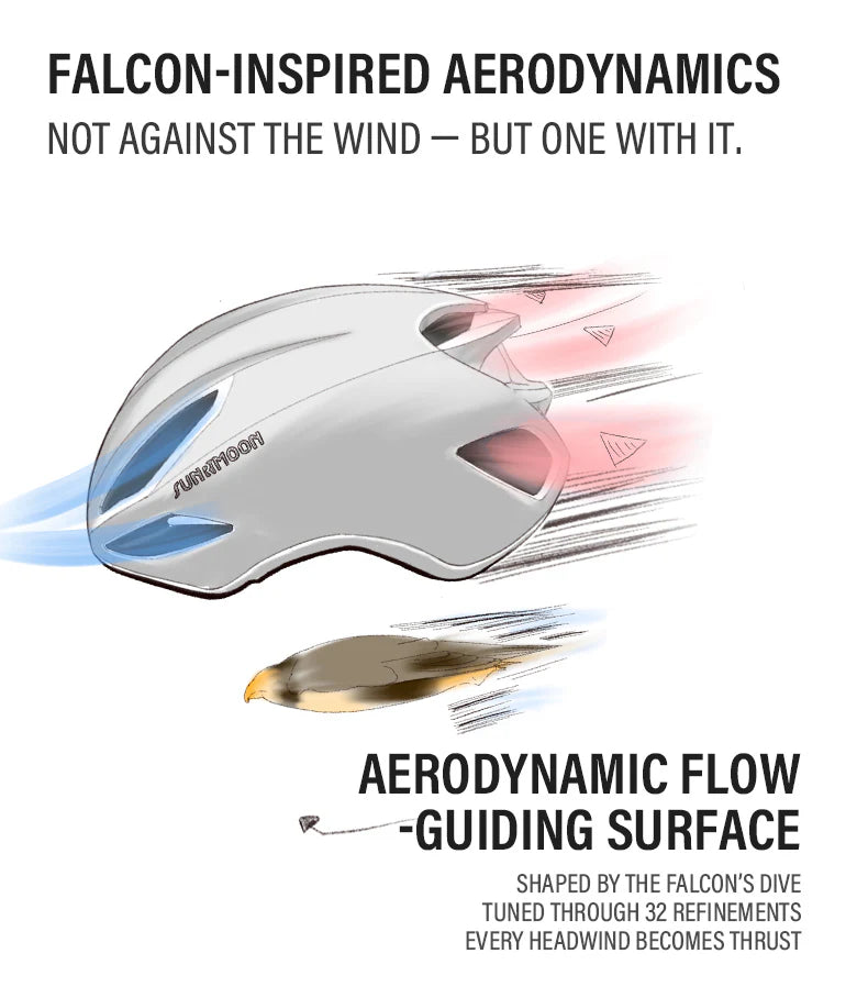 Sunrimoon Falcon Cycling Helmet with 3D-Grid TT93