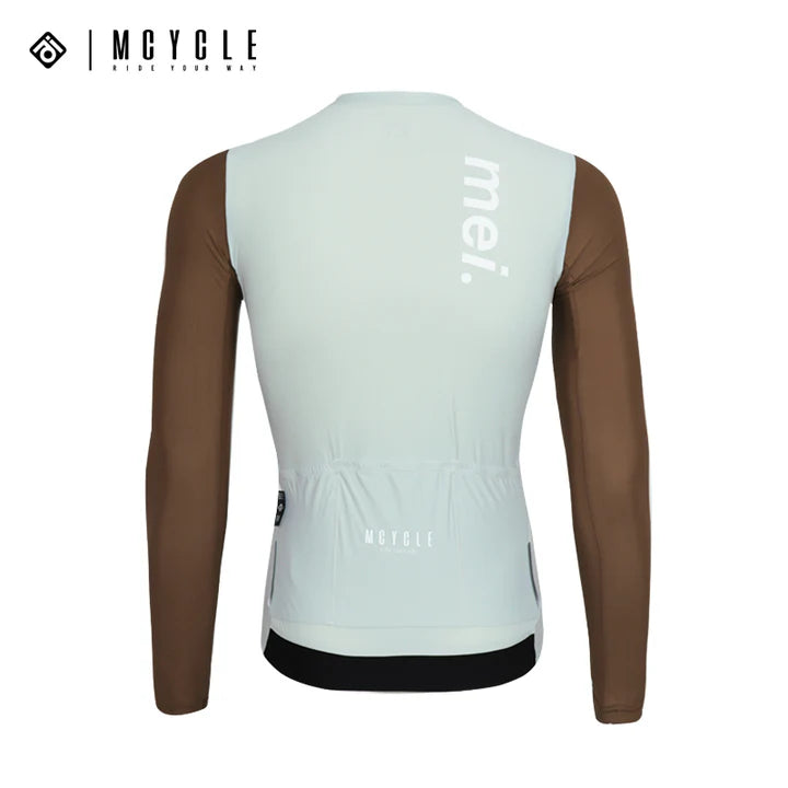 Mcycle Man Contrast Color Long Sleeve Cycling Jersey MY249