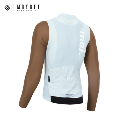 Mcycle Man Contrast Color Long Sleeve Cycling Jersey MY249