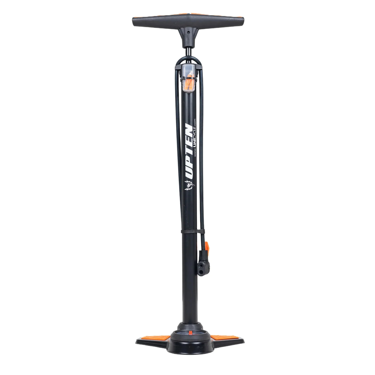 Upten Bicycle Floor Air Pump with Gauge 160 Psi Stand Foot Bike Pumps