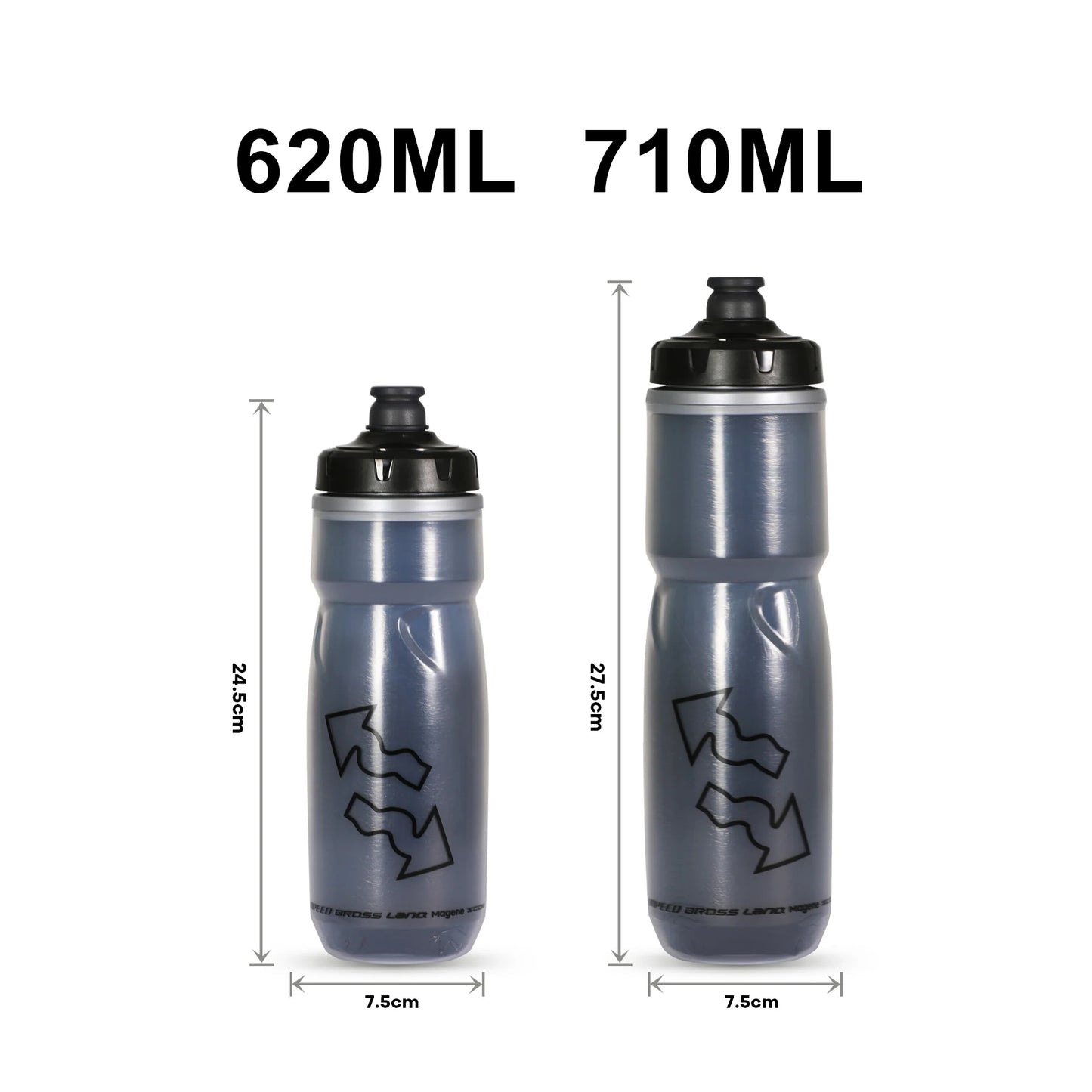 Upten Cycling Sports Double Layer Water Bottle Keep Cooling