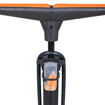 Upten Bicycle Floor Air Pump with Gauge 160 Psi Stand Foot Bike Pumps