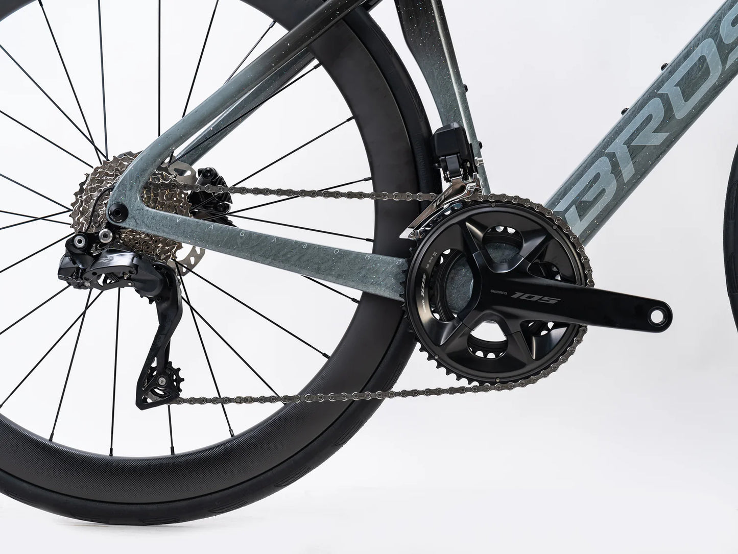 Bross Vagabond Aero 6SE 105 Di2 R7170 Carbon Road Bike with Carbon Wheels