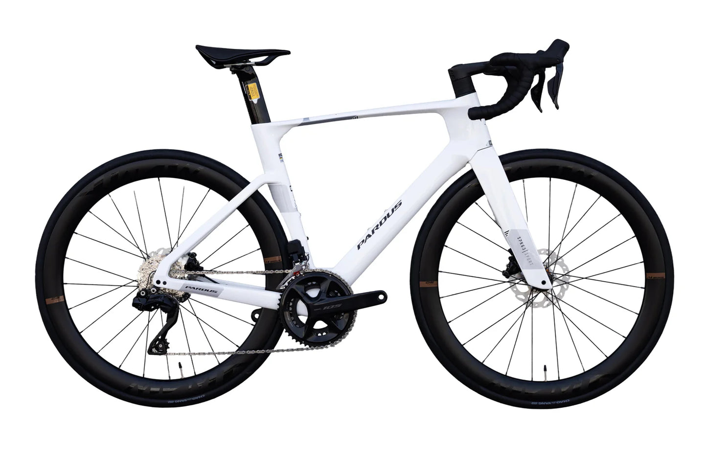 Pardus Spark Sport 105 Di2 12 Speed Carbon Road Bike with Carbon Wheelset