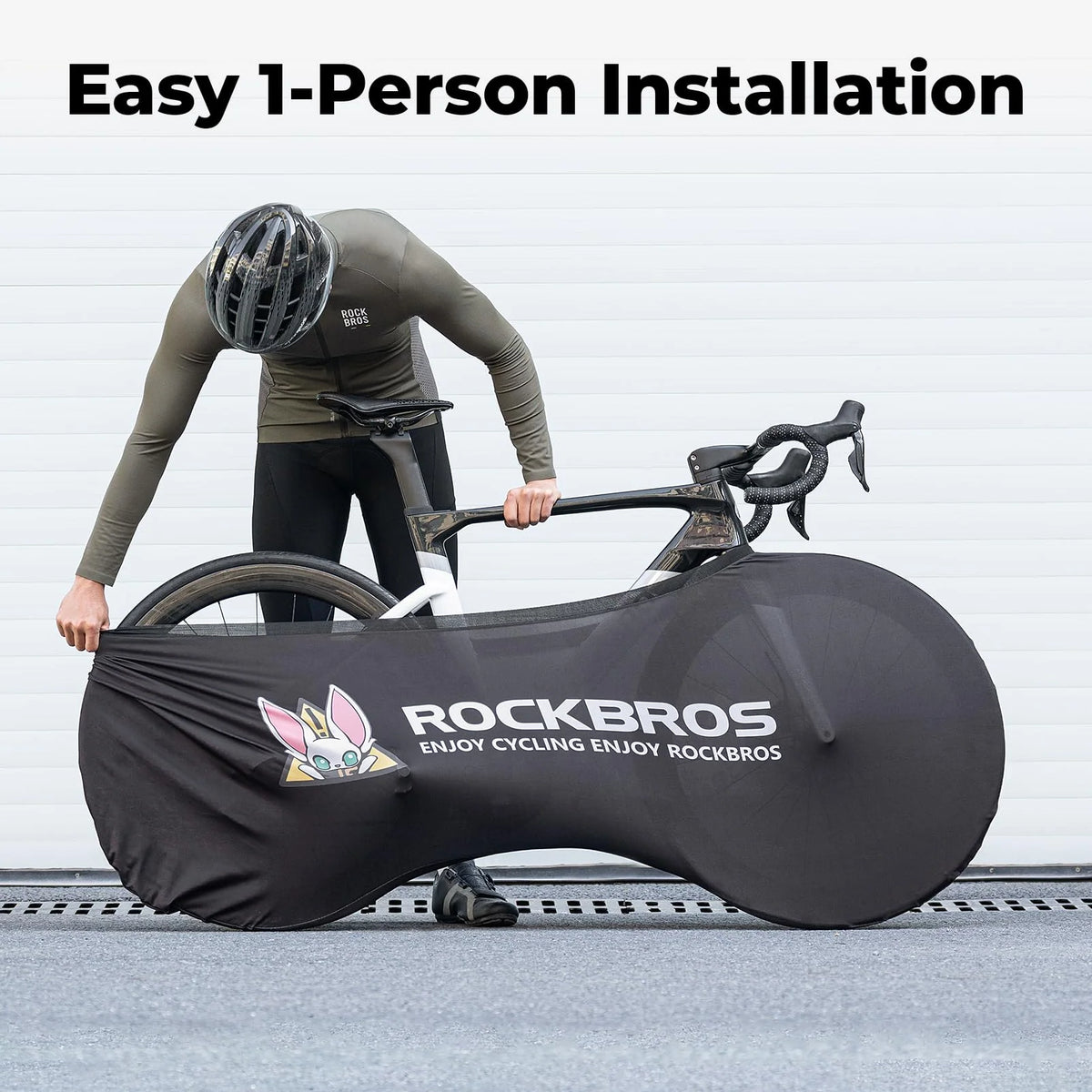 ROCKBROS Bike Cover Outdoor Indoor High-Elastic Protective Bicycle Wheel Cover