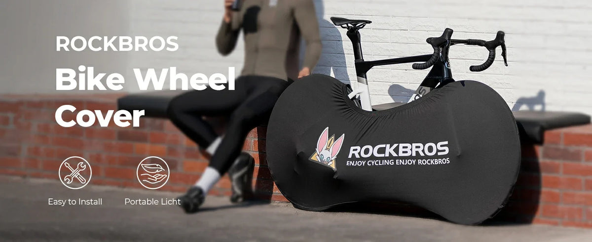ROCKBROS Bike Cover Outdoor Indoor High-Elastic Protective Bicycle Wheel Cover