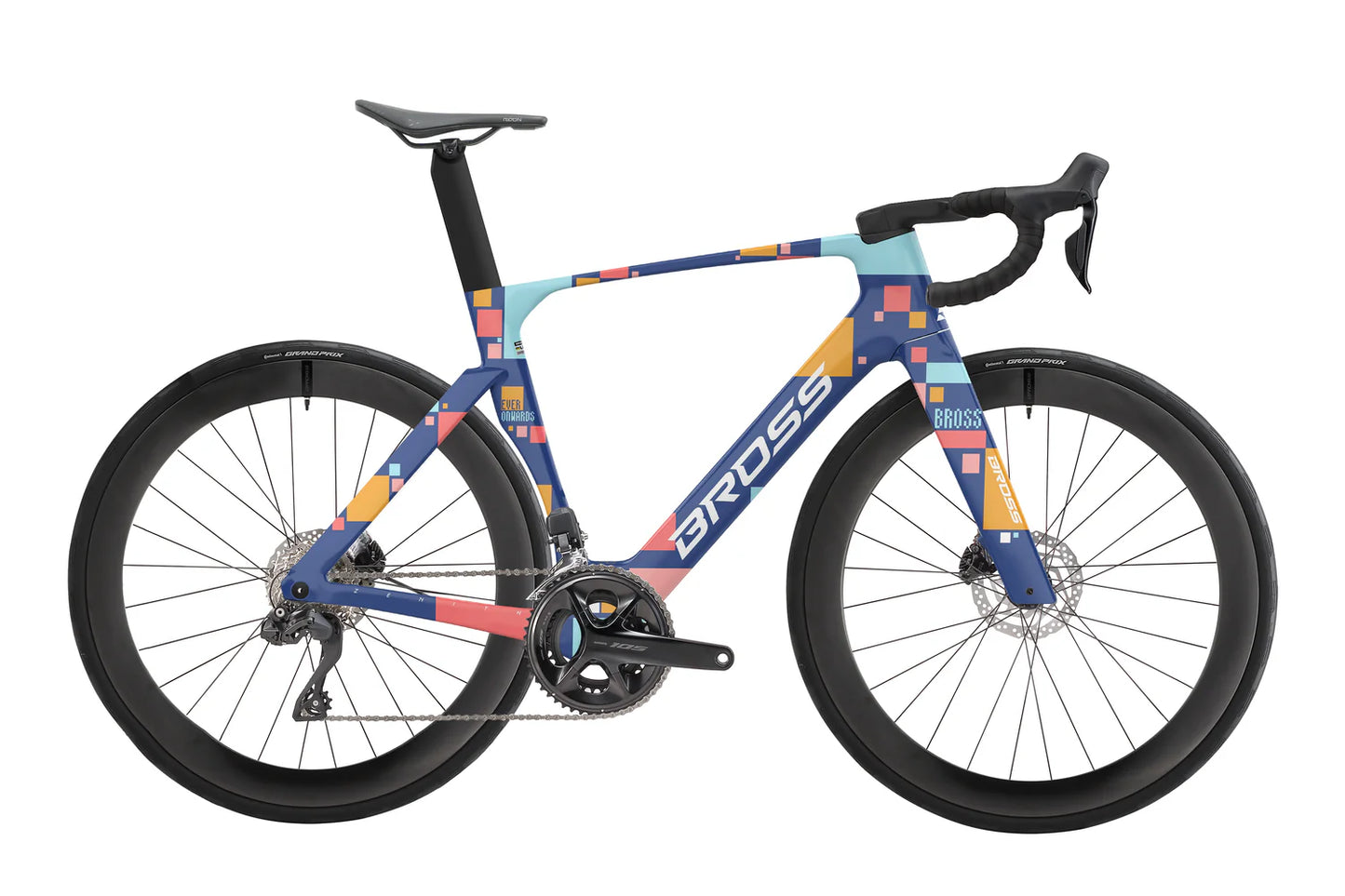 Bross Zenith 6I 105 Di2 Carbon Road Bike with Carbon Wheelset