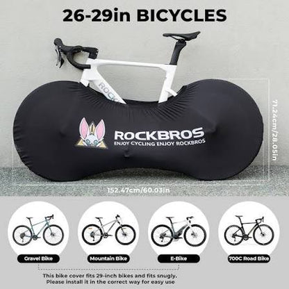 ROCKBROS Bike Cover Outdoor Indoor High-Elastic Protective Bicycle Wheel Cover