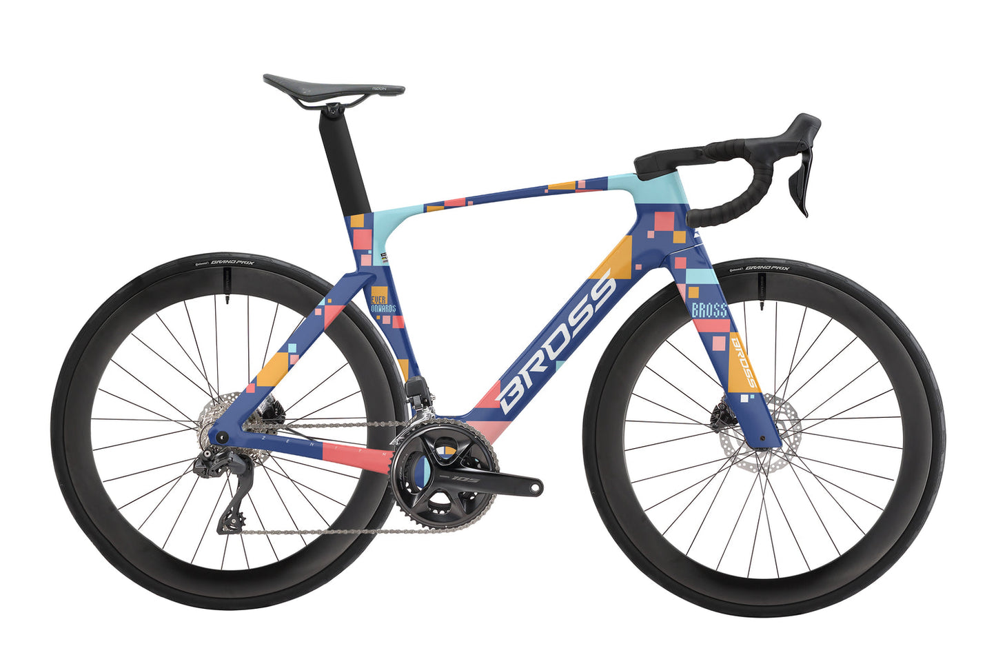 Bross Zenith 6I 105 Di2 Carbon Road Bike with Carbon Wheelset