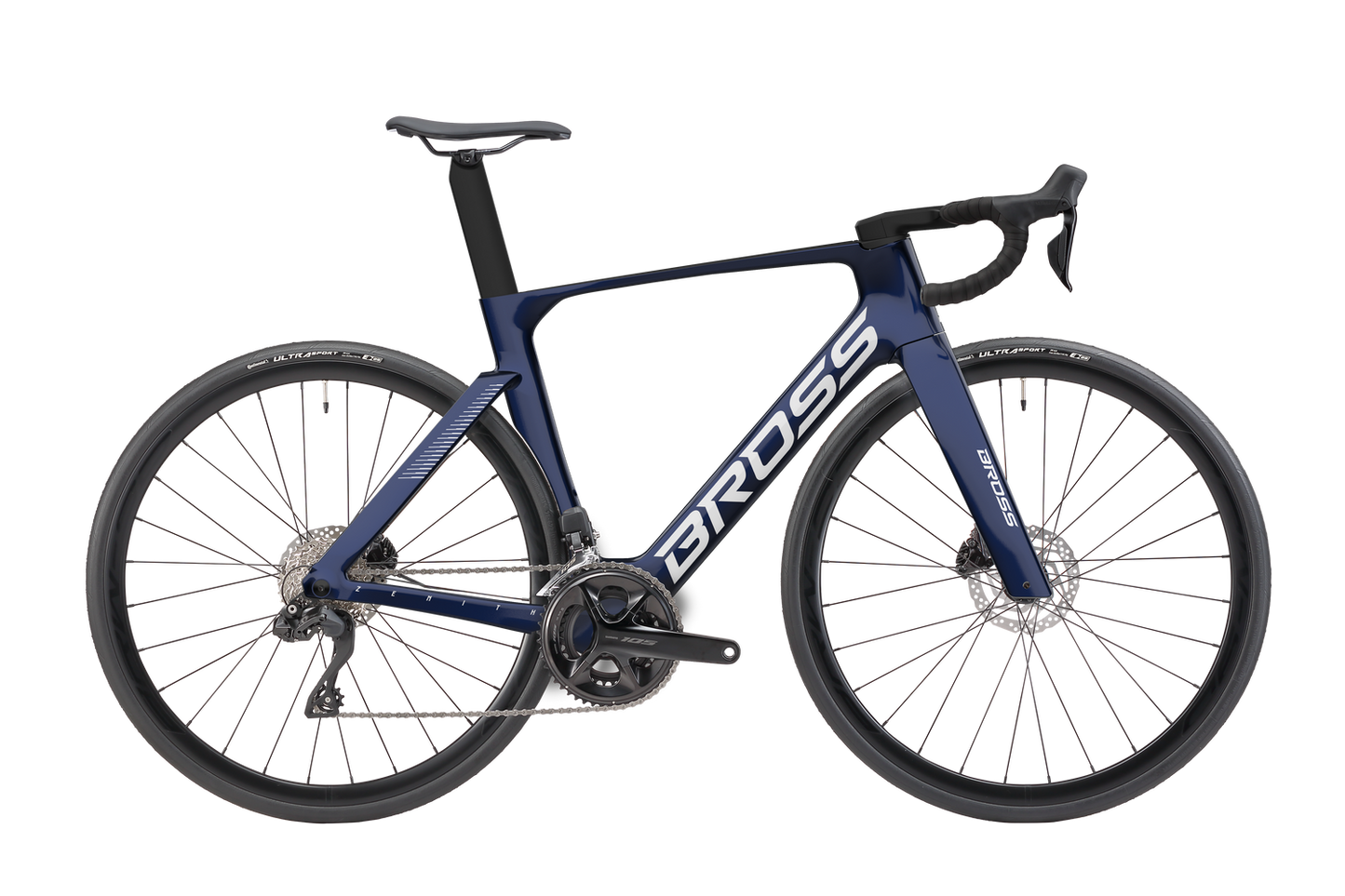 Bross Zenith 6I 105 Di2 Carbon Road Bike with Carbon Wheelset