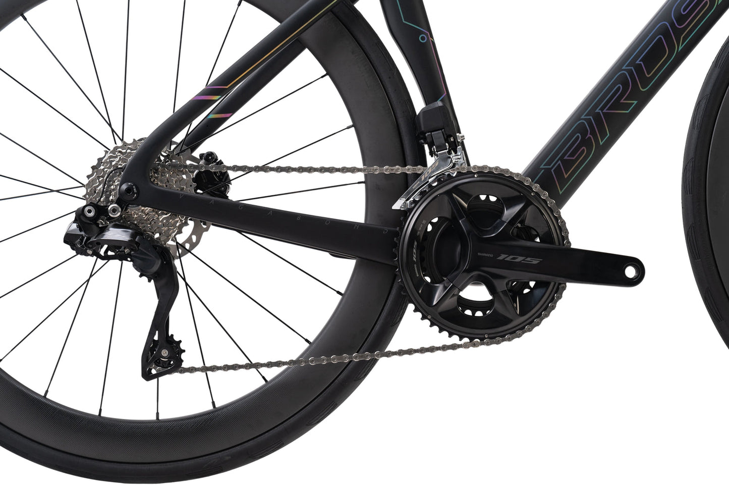 Bross Vagabond Aero 6SE 105 Di2 R7170 Carbon Road Bike with Carbon Wheels